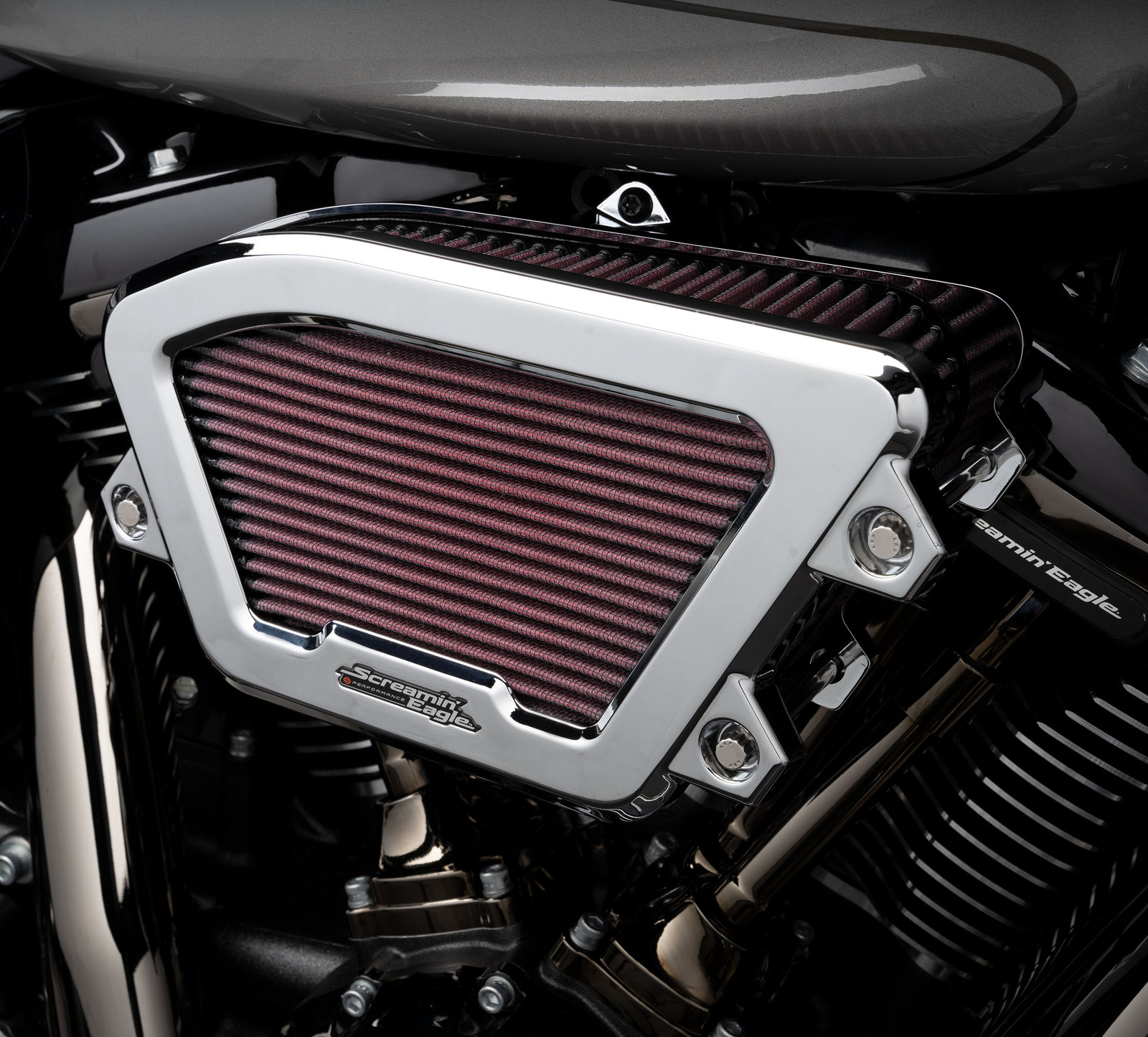 Screamin Eagle Air Cleaner Extreme Wedge Chrome Harley Davidson Screamin Eagle Air Cleaner Extreme Wedge Chrome Harley Davidson