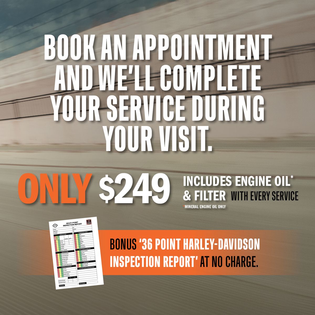 Express Service only 249