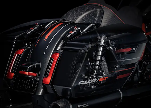 2026 CVO Road Glide ST Beauty Rear Suspension