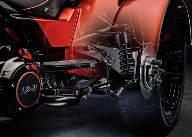 2026 CVO Street Glide 3 Limited Rear Suspension