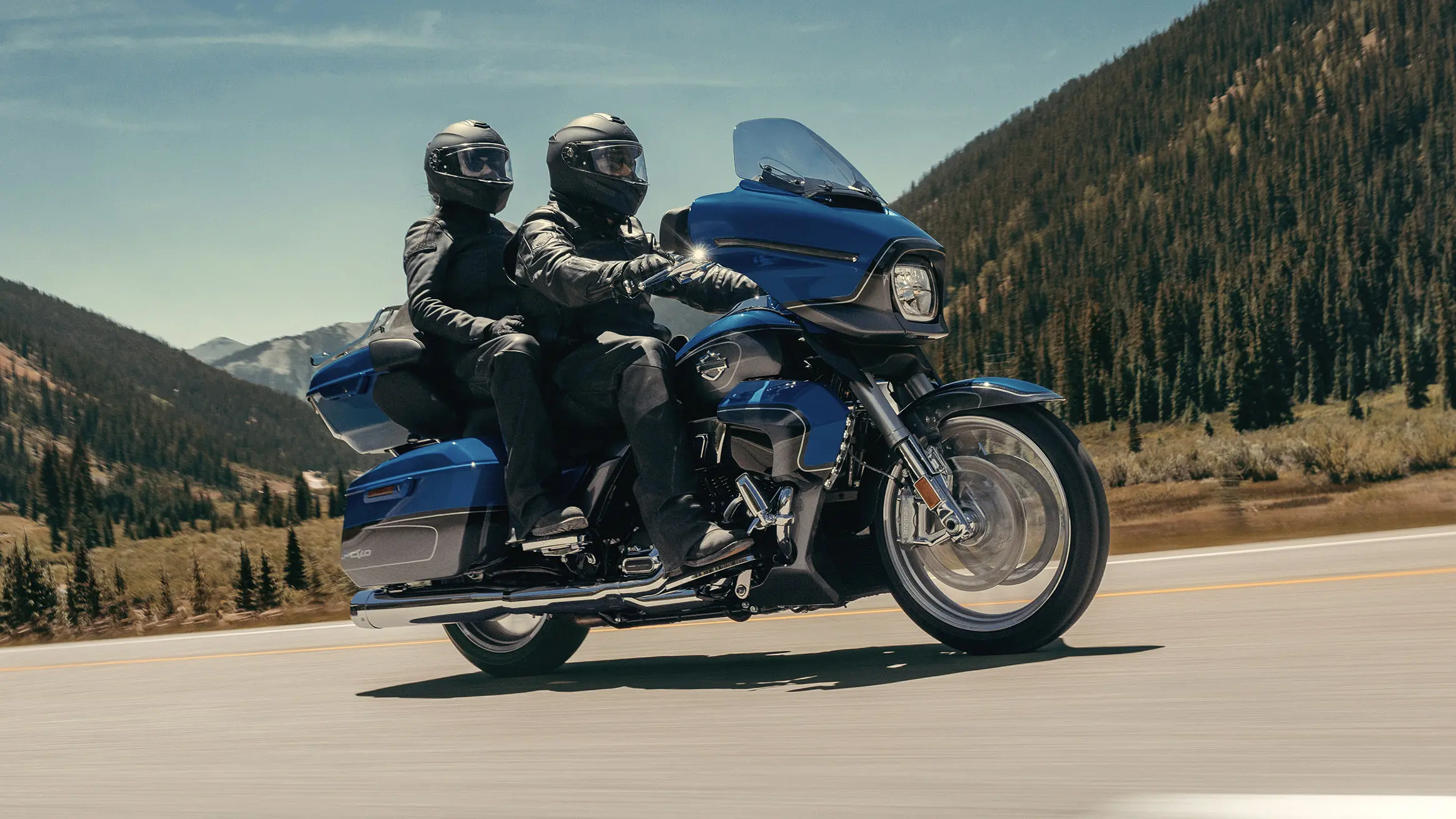 2026 CVO Street Glide Limited Riding Shot