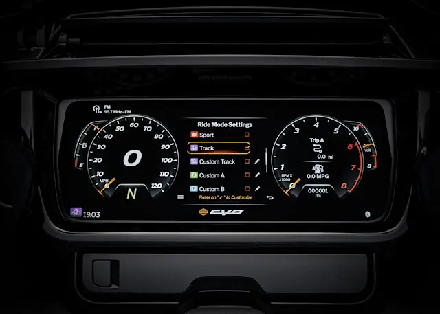 2026 CVO Street Glide ST Ride Modes