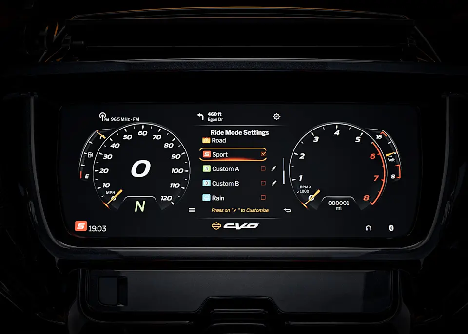 2026 CVO Street Glide Ride Modes