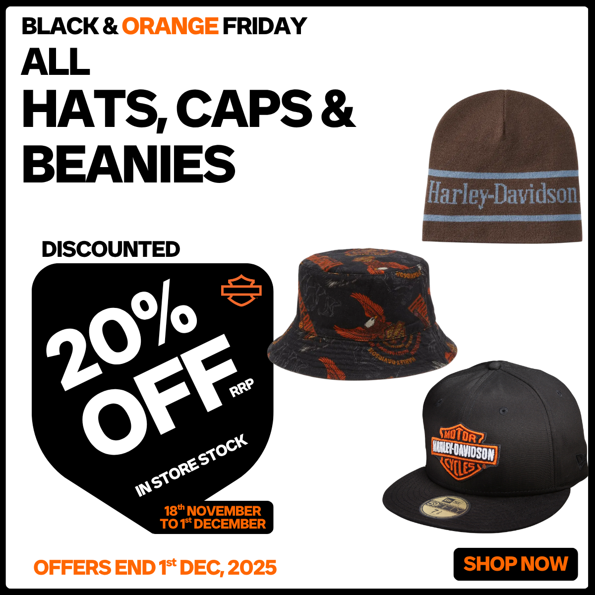 Black Friday Hat, Caps & Beanie Hot Deals
