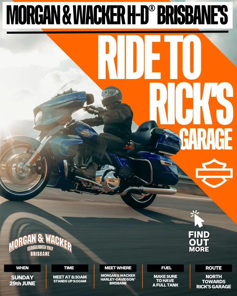Brisbane Shop Ride To Rick's Garage 29 June