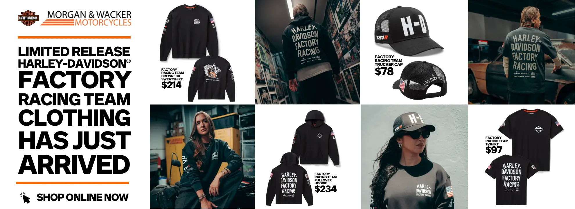 H-D Factory Team Racing Clothing