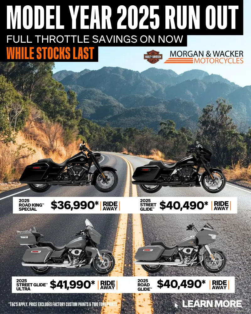 2025 Model Year Runout Savings: Touring