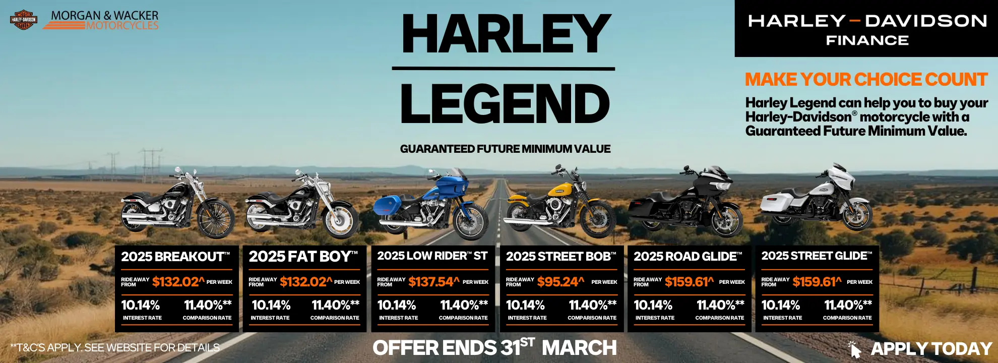 Harley Legend – Finance Offers