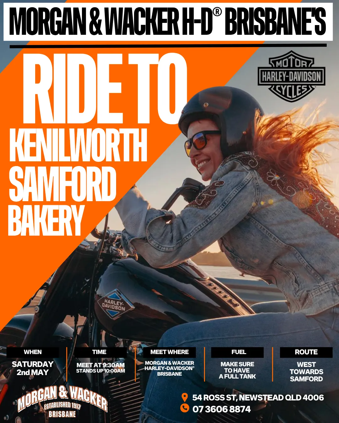 Brisbane Shop Ride Sat 2nd May 