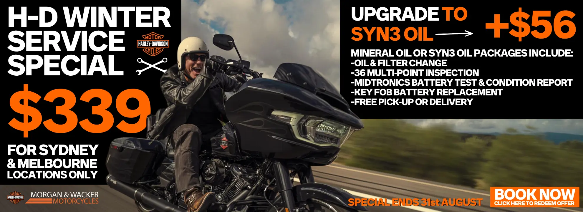Winter Service Special: Sydney & Melbourne 