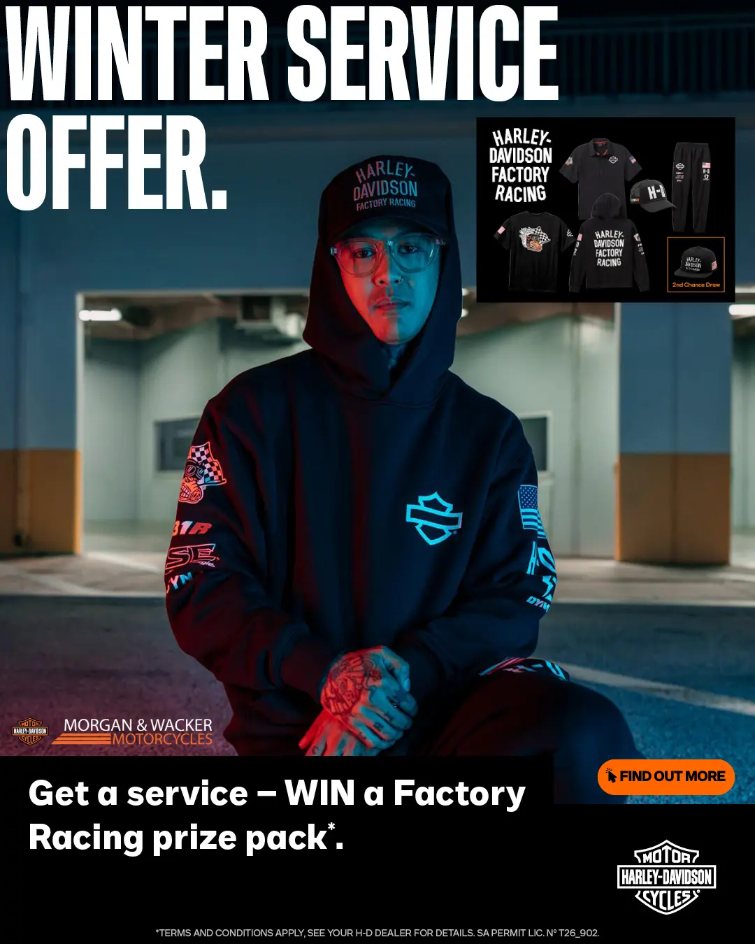 Get a service – WIN a Factory Racing prize pack