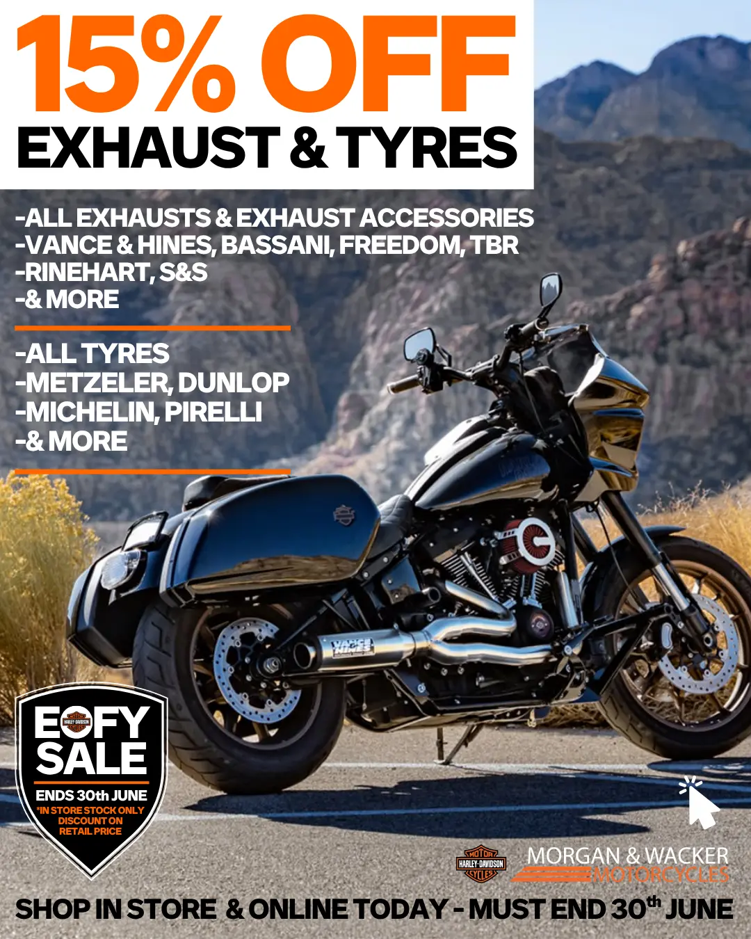 2026 EOFY 15% Off Exhausts & Tyres