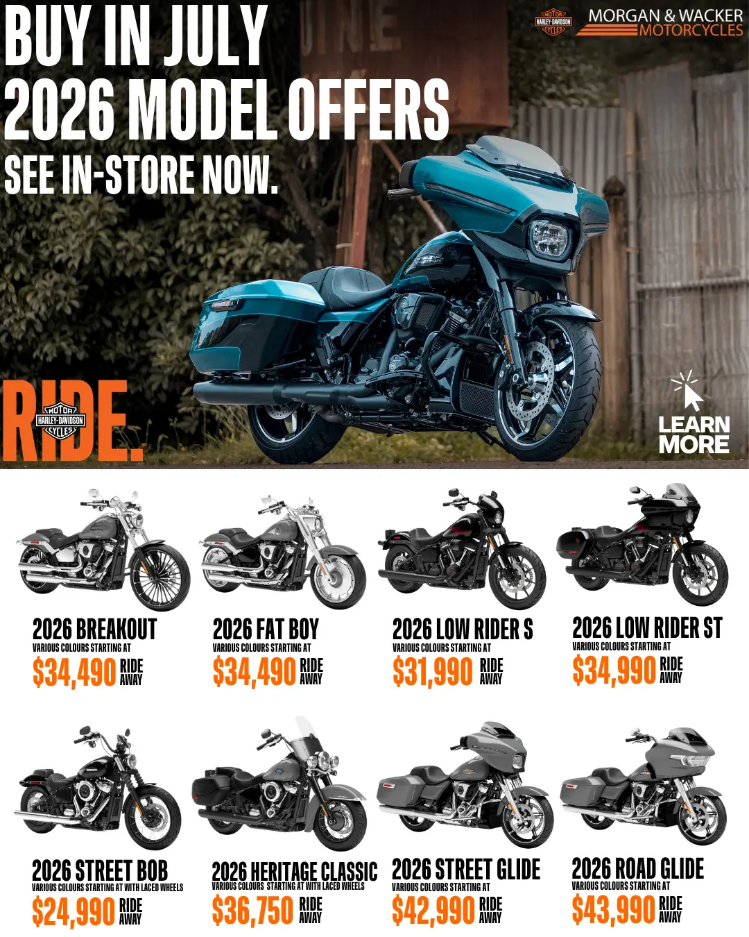 Buy In July - 2026 Model Offers 