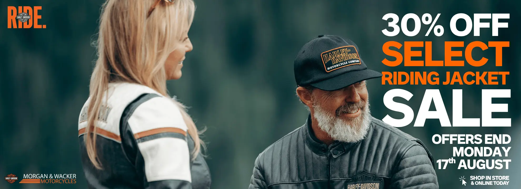 30% Off Harley-Davidson Jacket Sale