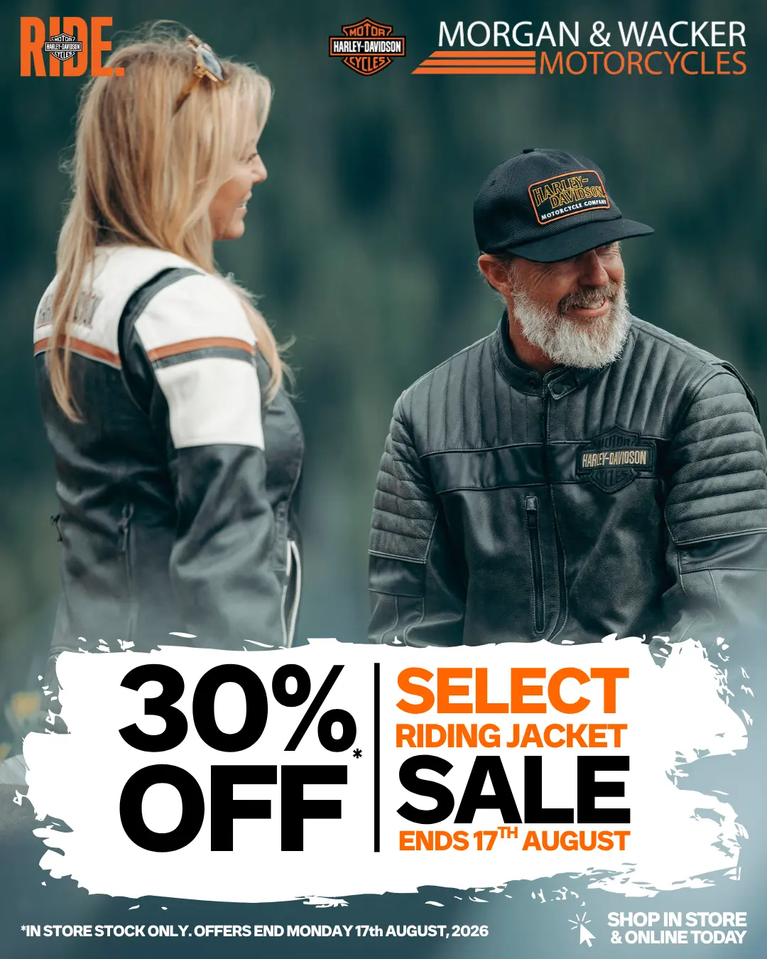 30% Off Harley-Davidson Jacket Sale