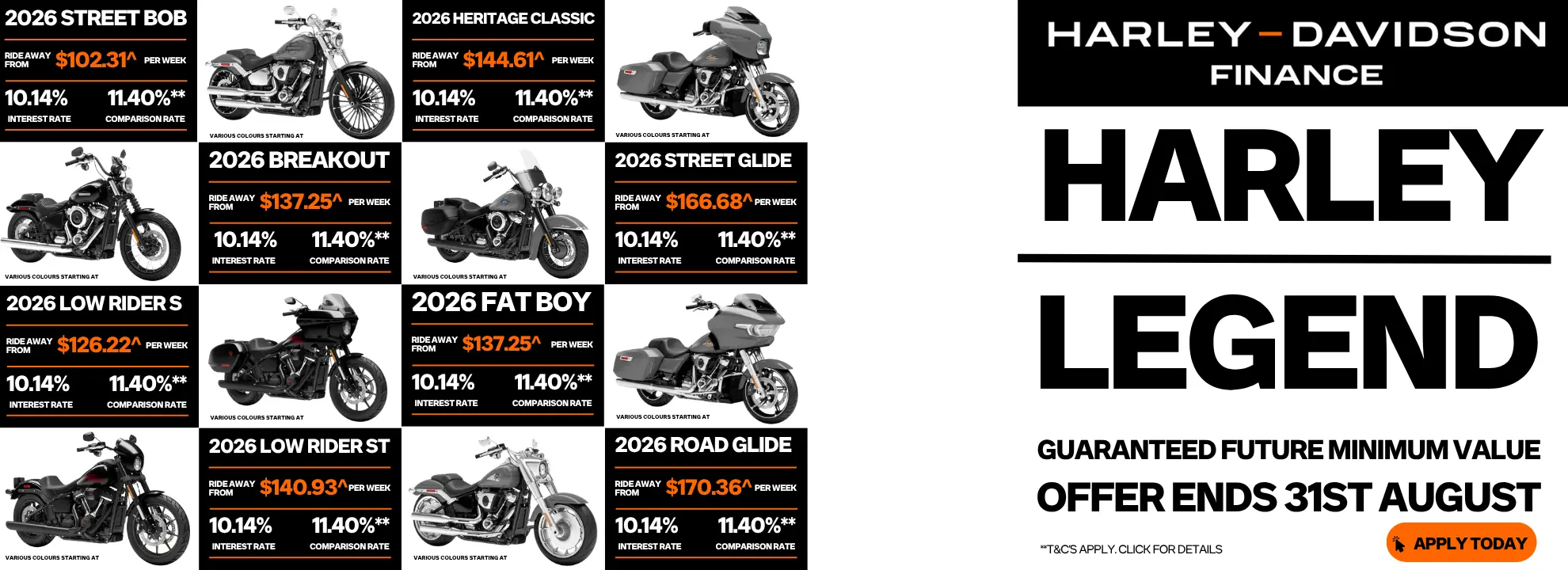 HARLEY LEGEND - Guaranteed Future Minimum Value 