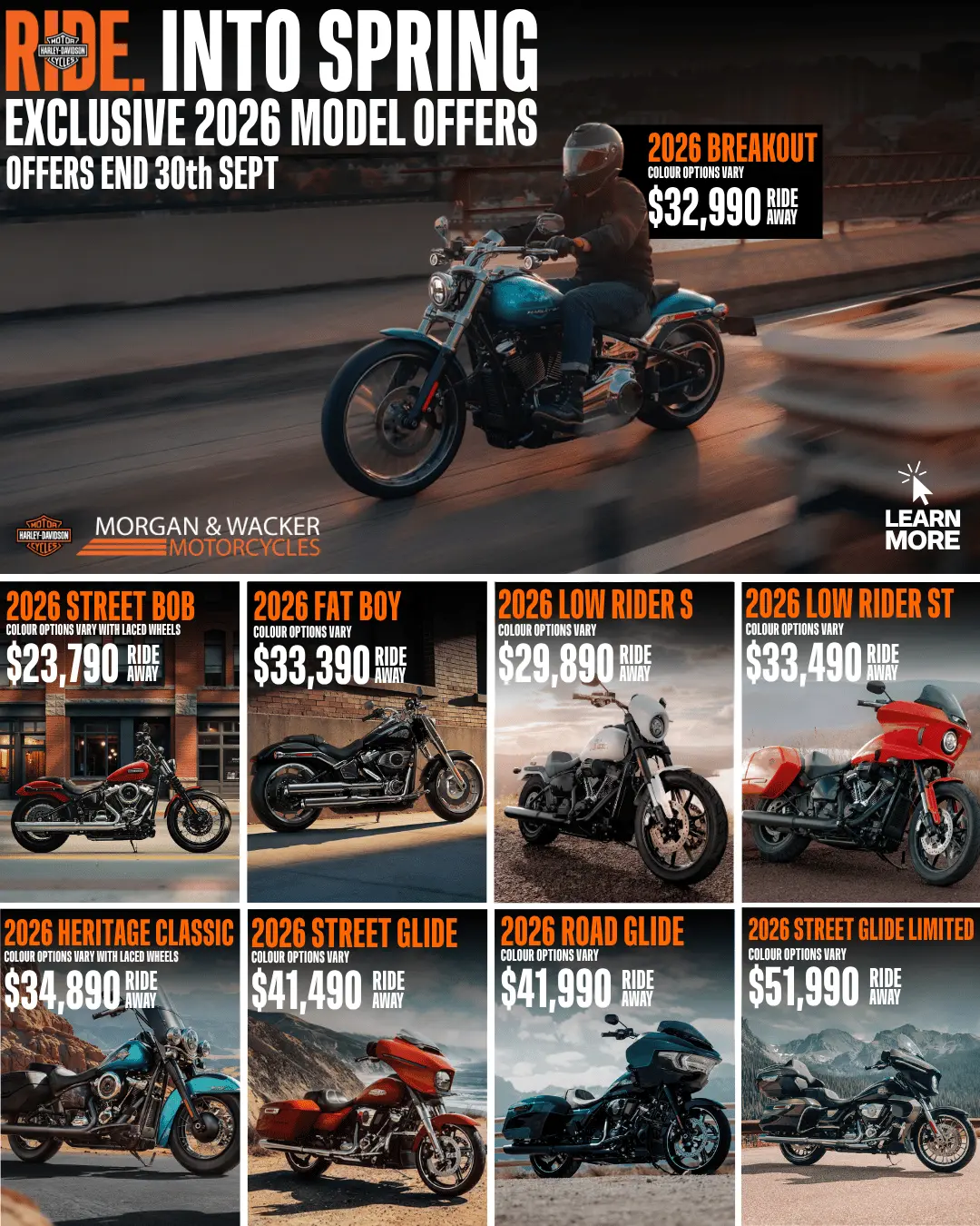 Ride Into Spring Exclusive 2026 Model Offers 
