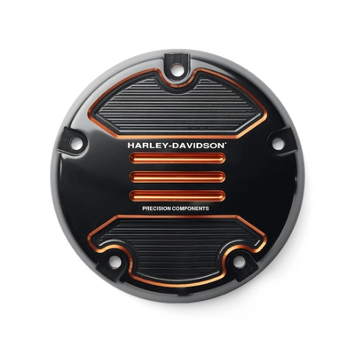 Harley-Davidson Adversary Clutch Medallion - Black/Orange
