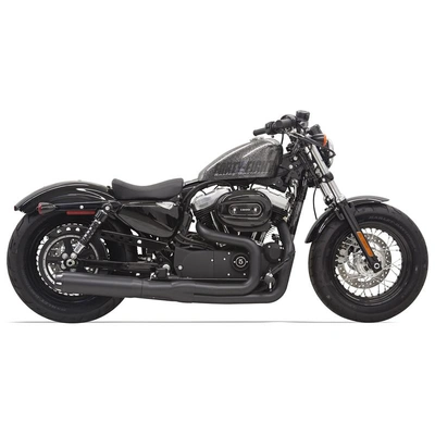 Bassani Road Rage II B1 Power System in Black for &#39;14-&#39;20 Sportster