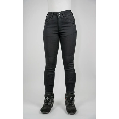 Bull-It Womens Fury Slim/Long Motorcycle Jeggings - Black