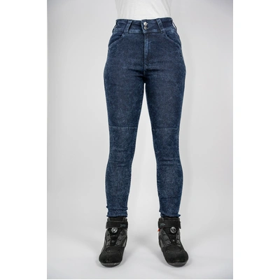 Bull-It Womens Fury Slim/Regular Motorcycle Jeggings - Blue