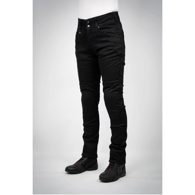 Bull-It Womens Guardian Straight/Regular Motorcycle Jeans - Black