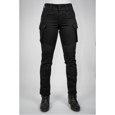 Bull-It Womens Coyote Easy/Regular Motorcycle Jeans - Black