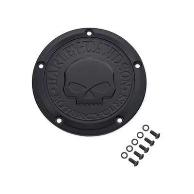Harley-Davidson Willie G Skull Derby Cover - Black