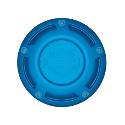 Harley-Davidson Redline Derby Cover - Blue Anodized