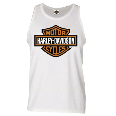 Harley-Davidson Bar &amp; Shield Tank Top - White