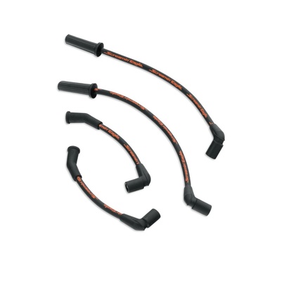 Screamin&#39; Eagle 10MM Phat Spark Plug Wires - Black