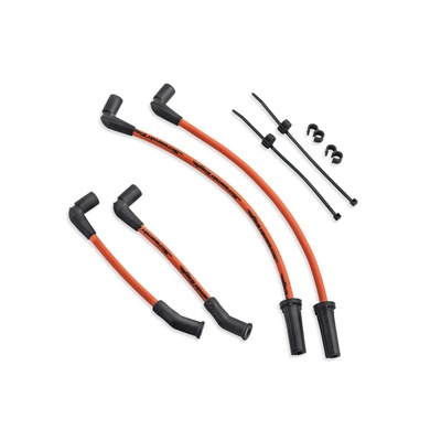 Screamin&#39; Eagle 10MM Phat Spark Plug Wires - Orange