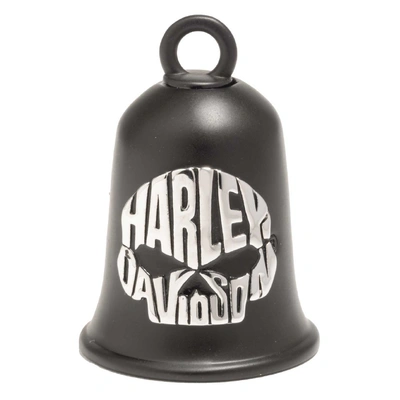 Harley-Davidson Willie G Skull Script Contrast Ride Bell - Black