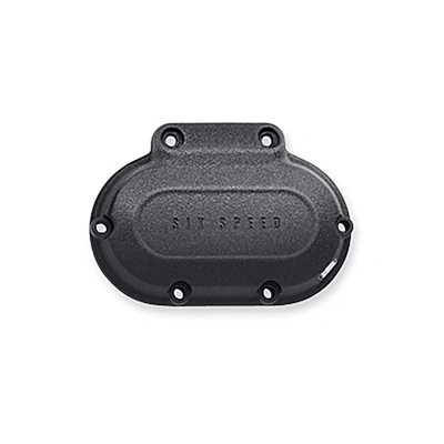 Harley-Davidson Big Twin Transmission Side Cover - Wrinkle Black