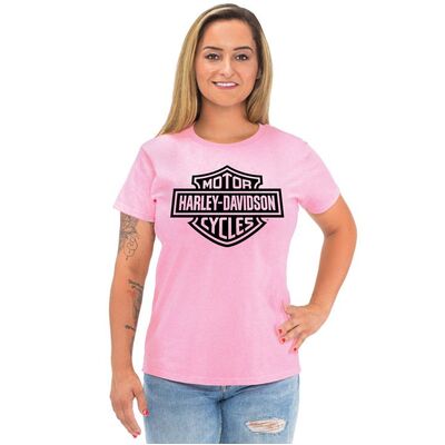 Ladies Bar &amp; Shield Tee - Pink
