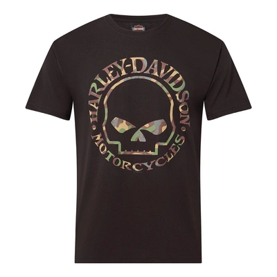 Mens Willie G Camo Tee - Black