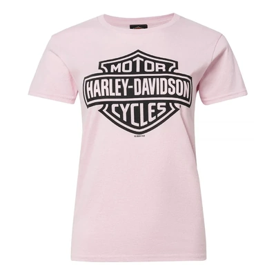 Harley-Davidson Womens Bar &amp; Shield S/S Dealer Tee - Pink
