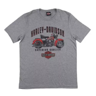 Harley-Davidson Pure Ride Mens Tee - Grey