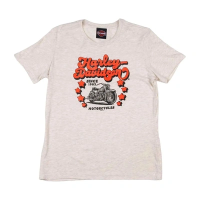 Harley-Davidson Label Spirit Womens Tee - Natural Heather