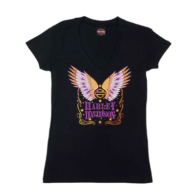 Harley-Davidson Glossy Womens Tee - Black