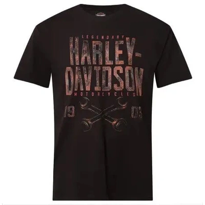 Harley-Davidson Rusted Mens Tee - Black