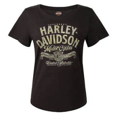 Harley-Davidson Stronghold Womens Tee - Black