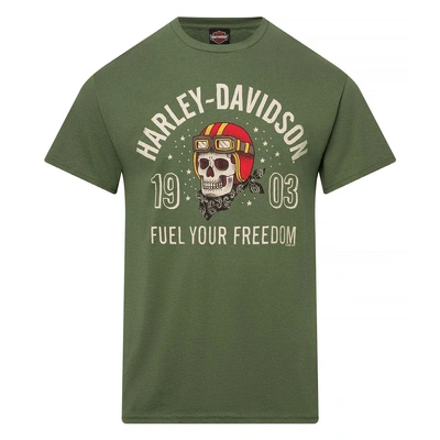 Harley-Davidson Mens Traditional Dealer Tee - Military Green