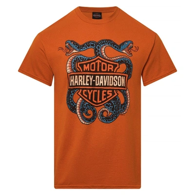 Harley-Davidson Mens Twisted Dealer Tee - Texas Orange