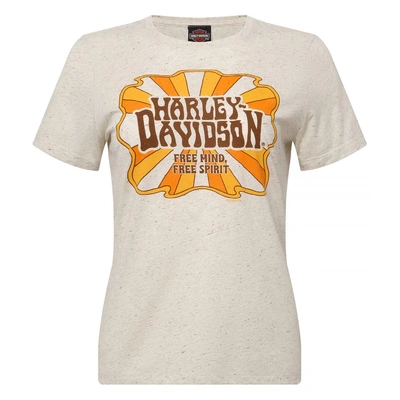 Harley-Davidson Womens Sunbeam Dealer Tee - Oatmeal