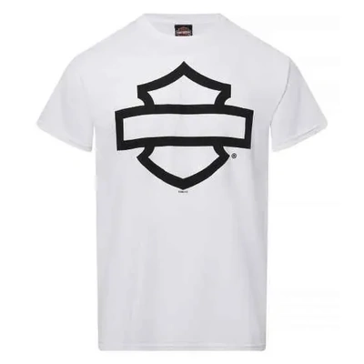 Harley-Davidson Mens Bar &amp; Shield S/S Dealer Tee - White