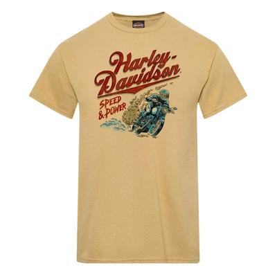 Harley-Davidson Mens Buzz Dealer Tee - Tan