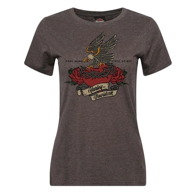 Harley-Davidson Womens Mariner Dealer Tee - Grey