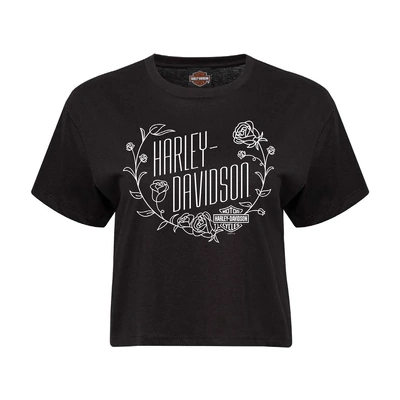 Harley-Davidson Womens Petal Dealer Tee - Black