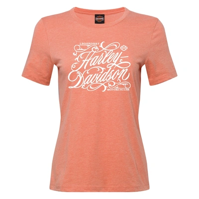 Harley-Davidson Womens Palomino S/S Dealer Tee - Heather Sunset